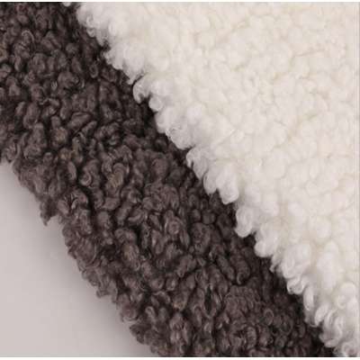 High quality 100% polyester sherpa fleece dyed curly velvet fabric for garmrnt