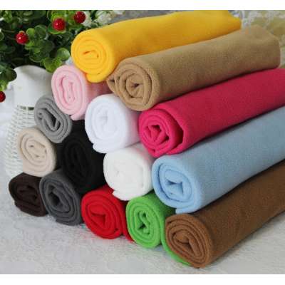 Wholesale two side brush knit 180 gsm double side windstop polar fleece fabric